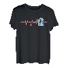 Wischer-Service Worker Fensterreiniger Herzschlag T-Shirt