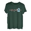 Wischer-Service Worker Fensterreiniger Herzschlag T-Shirt