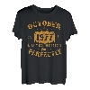 Oktober 1977 Lustige Geschenke 45 Geburtstag Männer Frauen T-Shirt