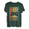 Herren zweifacher Papa Zwillinge Gamer Vater 2 Kinder Zocker T-Shirt