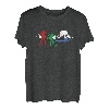 Biathlon Biathlet Berge Wintersport Skilanglauf Geschenk T-Shirt