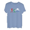 Biathlon Biathlet Berge Wintersport Skilanglauf Geschenk T-Shirt