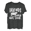 Friends Not Food Vintage Vegan Vegetarisch Veganismus Lebensmittel T-Shirt