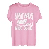 Friends Not Food Vintage Vegan Vegetarisch Veganismus Lebensmittel T-Shirt
