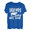 Friends Not Food Vintage Vegan Vegetarisch Veganismus Lebensmittel T-Shirt