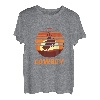 Cowboy Retro Vintage Bullenreiten Stierreiter Geschenk T-Shirt