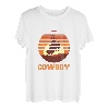 Cowboy Retro Vintage Bullenreiten Stierreiter Geschenk T-Shirt