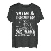 Herren Vatertag Herrentaggeschenk Partnerlook Vater Und Tochter T-Shirt