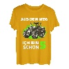 Kinder Traktor Trecker Kinder 5. Geburtstag 5 Jahre Mädchen Junge T-Shirt