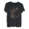 Katze mit Schmetterling, süßes Kätzchen, Schmetterling, Blumen T-Shirt