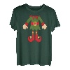 Weihnachtswichtel & Weihnachtself Kostüm Weihnachten Outfit T-Shirt