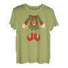 Weihnachtswichtel & Weihnachtself Kostüm Weihnachten Outfit T-Shirt