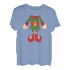 Weihnachtswichtel & Weihnachtself Kostüm Weihnachten Outfit T-Shirt