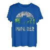 Herren Papa Bär 4 Jungten Vati T-Stück, Lustiges Vatertags Vater T-Shirt