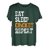Eat Sleep Cricket Repeat Männer Kinder Spieler Geschenk T-Shirt