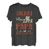 Herren Soldat Papa mit Sohn - Bundeswehr Ehre Soldaten Vater T-Shirt
