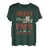 Herren Soldat Papa mit Sohn - Bundeswehr Ehre Soldaten Vater T-Shirt