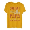 Herren Soldat Papa mit Sohn - Bundeswehr Ehre Soldaten Vater T-Shirt