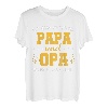 Herren Ich habe zwei Titel papa und opa T shirt Geschenkidee Opa T-Shirt