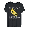 Lustiges Euphonium T-Shirt Bevor du fragst, Blasmusik