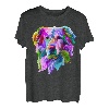 Golden Retriever Pop Art Porträt für Hundebesitzer T-Shirt
