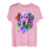 Golden Retriever Pop Art Porträt für Hundebesitzer T-Shirt