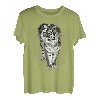 T-Shirt mit Tiger-Motiv, Used-Look T-Shirt