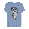 T-Shirt mit Tiger-Motiv, Used-Look T-Shirt
