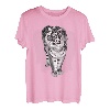 T-Shirt mit Tiger-Motiv, Used-Look T-Shirt
