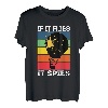 Lustiges Heißluftballon-Shirt If It Flies It Spies Herren Jungen T-Shirt