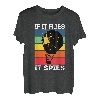 Lustiges Heißluftballon-Shirt If It Flies It Spies Herren Jungen T-Shirt