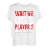 Waiting for Player 3 Werdender Vater Baby Geburt T-Shirt