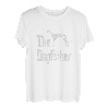The Dogfather - lustiges Greyhound T-Shirt Hund Windhund