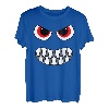 Gruseliges Monster Gesicht Gruppe Kostüm Geburtstag Party Halloween T-Shirt