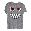 Gruseliges Monster Gesicht Gruppe Kostüm Geburtstag Party Halloween T-Shirt