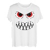 Gruseliges Monster Gesicht Gruppe Kostüm Geburtstag Party Halloween T-Shirt
