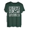 No Fear No Limits No Excuses Shirt Gewichtheben T-Shirt