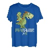 Herren Papasaurus Dinosaurier Vater Papa Sohn Tochter Partnerlook T-Shirt