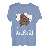 Offizielles Schlafshirt Schottisches Hochlandrind Kuh T-Shirt