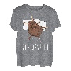 Offizielles Schlafshirt Schottisches Hochlandrind Kuh T-Shirt