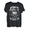 55. Geburtstag Geschenk Legendär seit März 1965 T-Shirt
