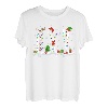 Weihnachtsfriseur-Werkzeuge, Weihnachtsmann, Rentier, Elf, Friseur T-Shirt