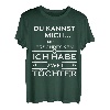 Mädchen Papa Lustiges Eltern Geschenk Vatertag Vater Töchter T-Shirt