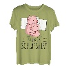 Offizielles Schlafshirt Schwein Landwirt Bauernhof Schweine T-Shirt