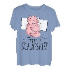 Offizielles Schlafshirt Schwein Landwirt Bauernhof Schweine T-Shirt