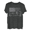 USA Flag 18436572 Fire Order Kleiner Blockmotor V8 Block T-Shirt