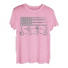 USA Flag 18436572 Fire Order Kleiner Blockmotor V8 Block T-Shirt