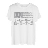 USA Flag 18436572 Fire Order Kleiner Blockmotor V8 Block T-Shirt