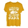 Ich versuche mich zu benehmen aber komme nach mein Papa T-Shirt