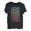 Vornamen LEON German Boy Retro Personalisierter Geburtstag T-Shirt